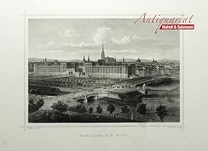 Seller image for Panorama von Wien". Aus A. Ruthner: Das Kaiserthum Oesterreich. for sale by Antiquariat MEINDL & SULZMANN OG