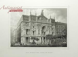 Bild des Verk�ufers f�r "Die Komische Oper in Wien".- Aus A. Ruthner: Das Kaiserthum Oesterreich. zum Verkauf von Antiquariat MEINDL & SULZMANN OG