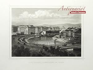 Seller image for "Der Franz Josefsquai in Wien". Aus A. Ruthner: Das Kaiserthum Oesterreich. for sale by Antiquariat MEINDL & SULZMANN OG