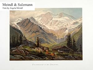 Orig. Chromolithographie aus C. P. C. Köhler und Max Haushofer: Die Salzburger Alpen.