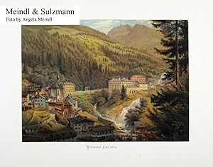 Orig. Chromolithographie aus C. P. C. Köhler und Max Haushofer: Die Salzburger Alpen.