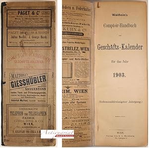 Waldheim's Comptoir-Handbuch und Geschäfts-Kalender für das Jahr 1903.