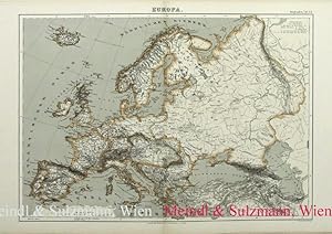 Immagine del venditore per Europa. Aus "Bilder-Atlas . Geographie". venduto da Antiquariat MEINDL & SULZMANN OG