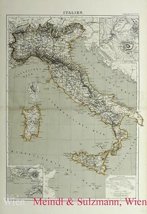 Immagine del venditore per Italien. Aus "Bilder-Atlas . Geographie". venduto da Antiquariat MEINDL & SULZMANN OG