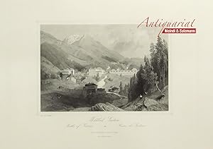 "Wildbad Gastein". Aus: Fischbach, J. Malerische Ansichten von Salzburg und Ober-Oesterreich.