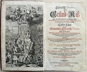 Imagen del vendedor de Historisch-theologischer Grund-Ri der all- und jeweiligen christlichen Welt / bey Abbildung der alten und heutigen Christlich-Catholischen Helvetia, und sonderbahr der alten Christlichen Zrichs. Erster [1.] Theil. Das ist: Grundlich-Historisch-Theologische Erweisung / Wie mit der gantzen Christlich-Catholischen Welt / auch die gantze alte Christliche Helvetia, und das gantze [.] Schweytzerland und in diesem besonders die alte lobliche Statt Zrich Von der Zeit ihres ersten Christlichen Liechts / bi auff Marti Luther, Ulrich Zwinglin, und ihre Anhnger kein andere Christliche, als die heutige Rm.Catholische Religion [.] geglaubt, gelehrt und in dem Werck selbsten gebet habe / ec. Verfasset, und so wohl fr Geistlich-als Weltliche wegen vilfltigen schnen Historien und Antiquitten curios und nutzlich. Durch Weyland [.] Hrn. Casparum Lang, Theolog. Proton. Apost. beyder vereinigten Rural-Capitlen Frawenfeld und Steckboren [Frauenfeld, Steckborn] in der Eydtgnssischen Landgraffscha a la venta por Franz Khne Antiquariat und Kunsthandel