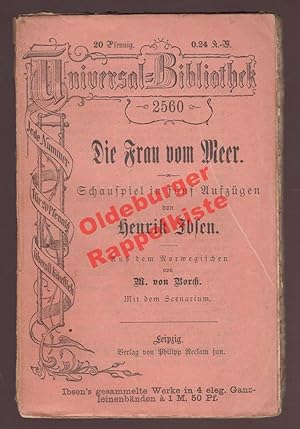 Die Frau vom Meer: Schauspiel in 5 Aufzügen RUB 2560 (1889) - Ibsen, Henrik