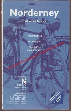 Norderney Inselkarte/Ortsplan 6.Auflage 1999