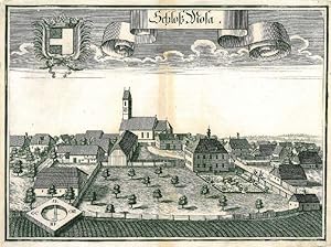 MÜNCHEN. - Moosach. "Schloß Mosa". Schloß und Ort.