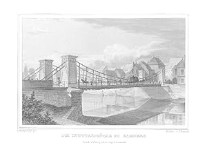 Imagen del vendedor de BAMBERG. Ludwigsbrcke und ein Teil der Knigstrasse. a la venta por Franziska Bierl Antiquariat