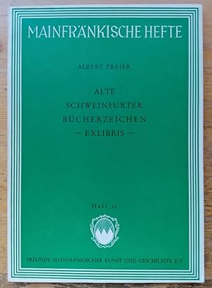 Alte Schweinfurter Bücherzeichen - Exlibris -. 24 Abb. auf Tfn.