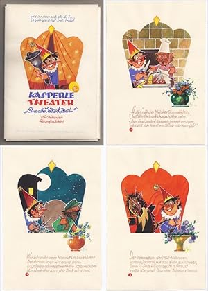 Kasperle Theater ; Entwurf für 12 Postkarten