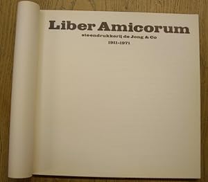 Bild des Verkufers fr Liber Amicorum 1911 - 1971. zum Verkauf von Frans Melk Antiquariaat