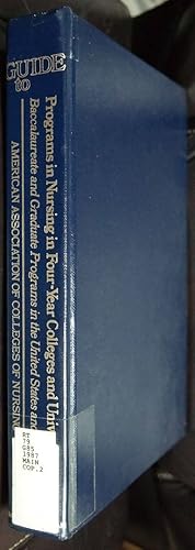 Seller image for Guide to Programs in Nursing in Four-Year Colleges and Universities: Baccalaureate and Graduate Programs in the United States and Canada (American . Press Series on Higher Education) for sale by GuthrieBooks