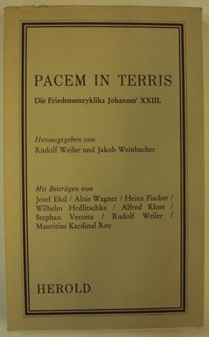 Bild des Verkufers fr Pacem in Terris. Die Friedensenzyklika Johannes' XXIII. zum Verkauf von Der Buchfreund