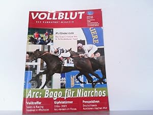 Bild des Verkufers fr Vollblut. Heft 188 - Herbst 2004. Das Rennsport - Magazin. zum Verkauf von Antiquariat Ehbrecht - Preis inkl. MwSt.
