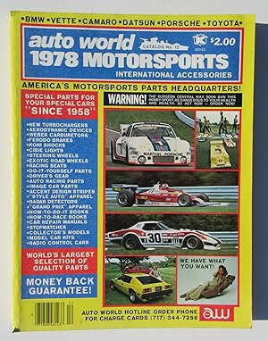 Auto World 1978 Motorsports International Accessories Catalog