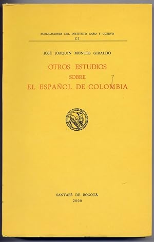 Imagen del vendedor de Otros Estudios sobre el espaol de Colombia. a la venta por Hesperia Libros