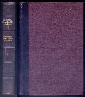 Imagen del vendedor de Romancero y Cancionero Sagrados. Coleccin de Poesas cristianas, morales y divinas, sacadas de las obras de los mejores ingenios espaoles por Don Justo de Sancha. Ordenadas en sonetos, romances, endechas y canciones cortas, villancicos, coloquios pastoriles, oraciones con glosa, glosas, odas, canciones y otras poesas de arte mayor, canciones y glosas, redondillas y quintillas, jeroglficos y canciones. a la venta por Hesperia Libros