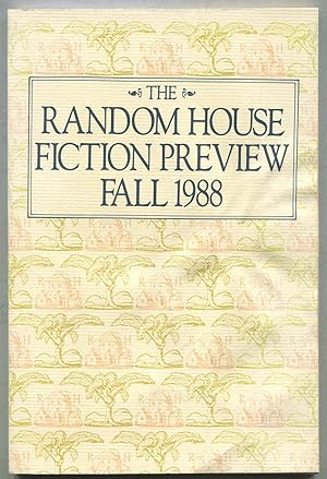 Bild des Verkufers fr The Random House Fiction Preview Fall 1988 zum Verkauf von Between the Covers-Rare Books, Inc. ABAA