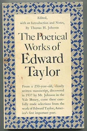 Image du vendeur pour The Poetical Works of Edward Taylor mis en vente par Between the Covers-Rare Books, Inc. ABAA