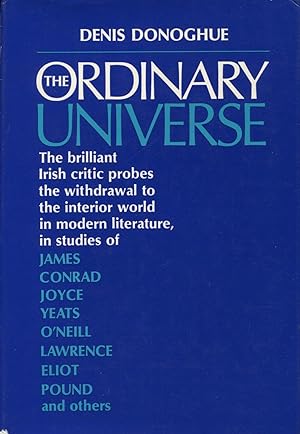 Imagen del vendedor de The Ordinary Universe: Soundings In Modern Literature a la venta por Kenneth A. Himber