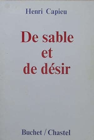 Seller image for De sable et de dsir for sale by Bouquinerie L'Ivre Livre