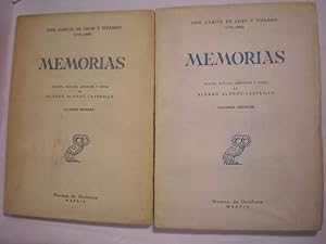 Bild des Verkufers fr Memorias. ( 2 volmenes ) zum Verkauf von Librera Antonio Azorn