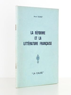 Seller image for La Rforme et la littrature franaise. for sale by Librairie du Cardinal