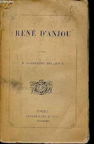 Imagen del vendedor de RENE D'ANJOU. a la venta por Le-Livre