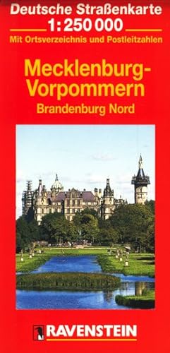 Deutsche Straßenkarte 1:250 000 ~ Mecklenburg-Vorpommern : Brandenburg Nord - Mit Ortsverzeichnis...