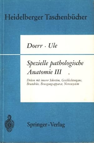 Heidelberger Taschenbücher Band 70b - Spezielle pathologische Anatomie III. Drüsen mit innerer Se...