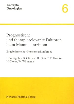 Seller image for Prognostische und therapierelevante Faktoren beim Mammakarzinom - Ergebnisse einer Konsensuskonferenz ;. for sale by TF-Versandhandel - Preise inkl. MwSt.