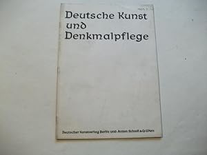 Bild des Verkufers fr Deutsche Kunst- und Denkmalpflege. zum Verkauf von Ottmar Mller