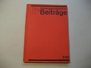 Seller image for Aufstze und Dokumentation ber Film und Fernsehen. for sale by Ottmar Mller