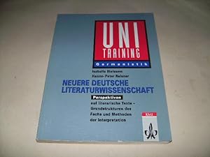 Seller image for Neuere deutsche Literaturwissenschaft. Perspektiven auf literarische Texte - Grundstrukturen des Fachs und Methoden der Interpretation. for sale by Ottmar Mller