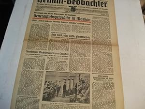 Imagen del vendedor de Amtsblatt der NSDAP und aller Behrden der Kreise Northeim, Einbeck und Osterode. Ausgabe Einbeck. a la venta por Ottmar Mller