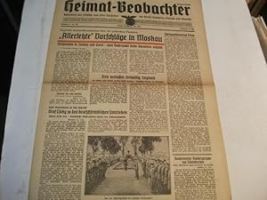 Imagen del vendedor de Amtsblatt der NSDAP und aller Behrden der Kreise Northeim, Einbeck und Osterode. Ausgabe Einbeck. a la venta por Ottmar Mller