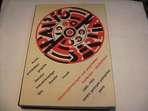 Bild des Verkufers fr Paris - Berlin 1900-1933. bereinstimmungen und Gegenstze Frankreich-Deutschland. Kunst. Architektur. Graphik. Literatur. Industriedesign. Film. Theater. Musik. zum Verkauf von Ottmar Mller