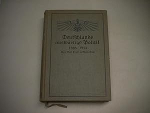 Seller image for Deutschlands auswrtige Politik 1888-1914. for sale by Ottmar Mller