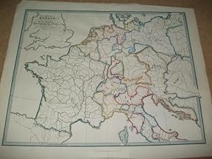 The central part of Europe for the elucidation of the Abbè Gaultiers geographical games