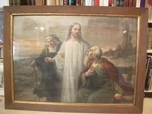 Imagen del vendedor de Jesu mit altem Ehepaar. a la venta por Ottmar Mller