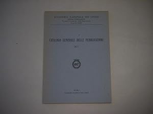 Bild des Verkufers fr Catalogo generale delle publblicazioni 1977. zum Verkauf von Ottmar Mller