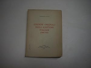 Imagen del vendedor de Edizioni originali degli scrittori Italiani (1900-1947) a la venta por Ottmar Mller