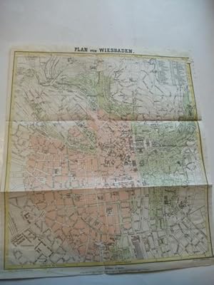 Imagen del vendedor de Plan von Wiesbaden. a la venta por Ottmar Mller