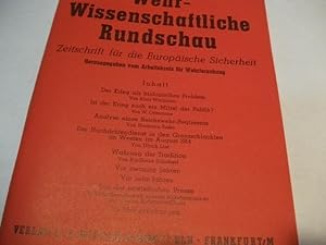 Seller image for Zeitschrift fr die Europische Sicherheit. for sale by Ottmar Mller