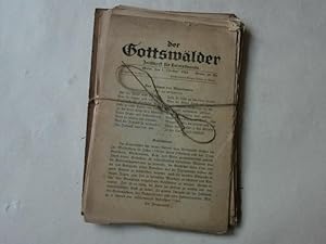 Seller image for Der Gottswlder. Zeitschrift fr Heimatkunde. for sale by Ottmar Mller