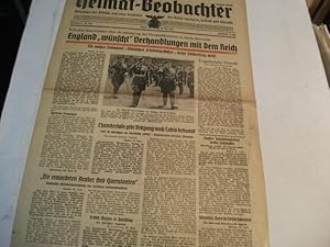 Imagen del vendedor de Amtsblatt der NSDAP und aller Behrden der Kreise Northeim, Einbeck und Osterode. Ausgabe Einbeck. a la venta por Ottmar Mller