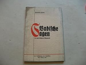 Imagen del vendedor de Badische Sagen in metrischem Gewand. a la venta por Ottmar Mller