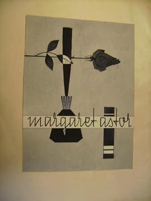 Bild des Verkufers fr Originalentwurf zu einem Parfm. Mahgaret Astor. zum Verkauf von Ottmar Mller